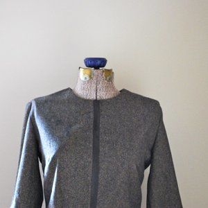 Vintage brown tweed belted dress